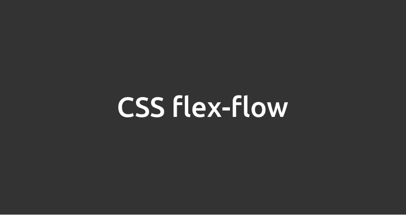 CSSflex-flow