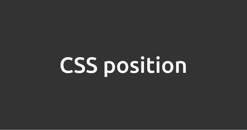 CSSposition