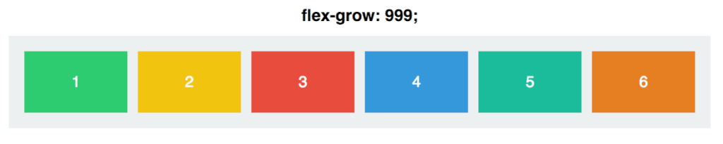 Пример flex-grow
